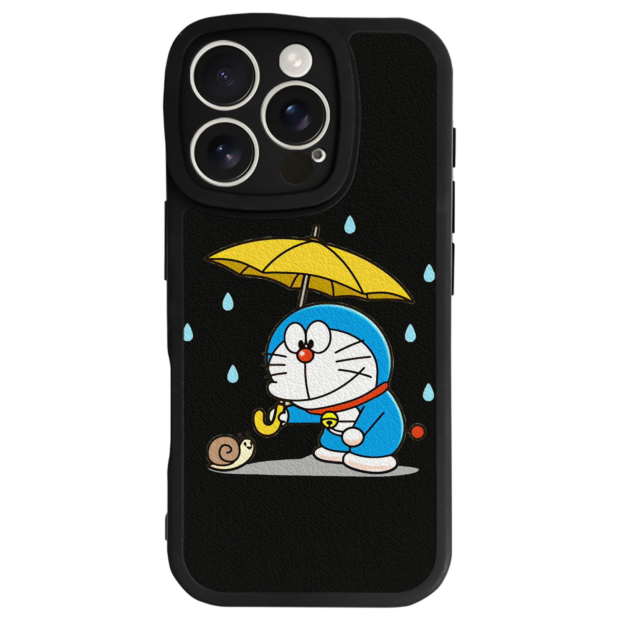 （画像用） ドラえもん Doraemon 【iPhone 16シリーズ対応】シリコンスマホケース（レザー調） 材質：シリコン